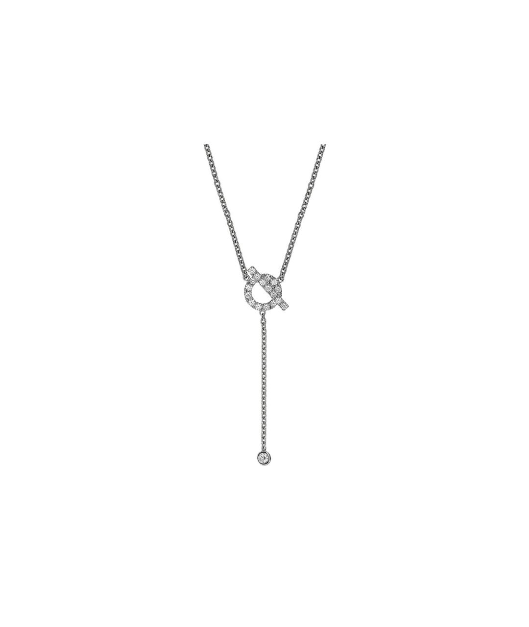 HERMES Серебряная цепочка из белого золота, фото 1
