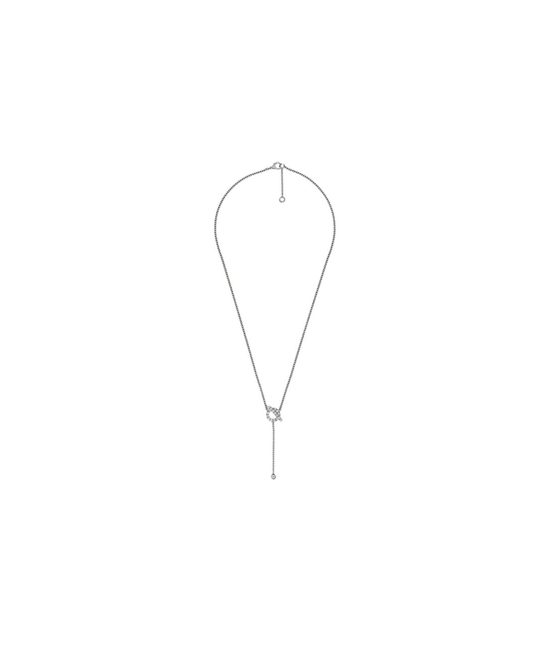 HERMES Серебряная цепочка из белого золота, фото 2