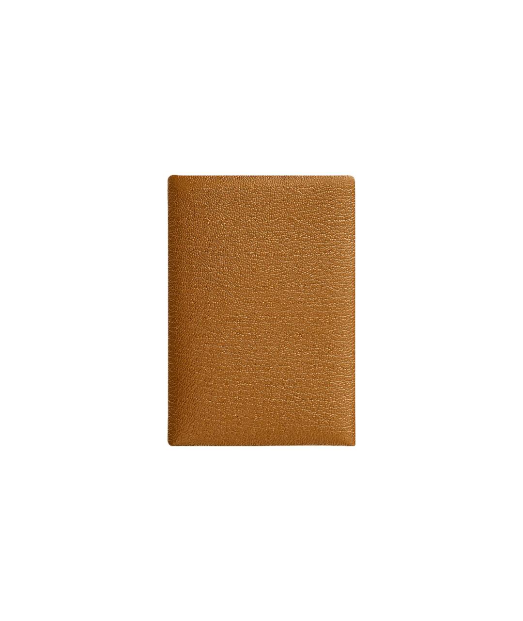 HERMES Коричневый кожаный кардхолдер, фото 1