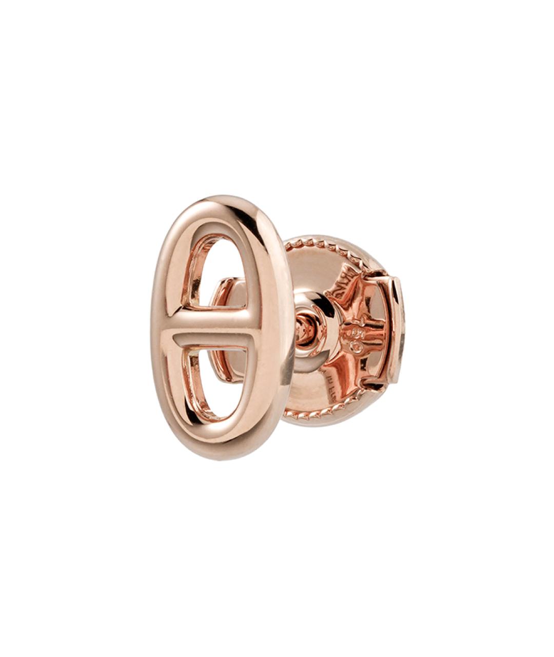 HERMES Золотые серьги из розового золота, фото 2