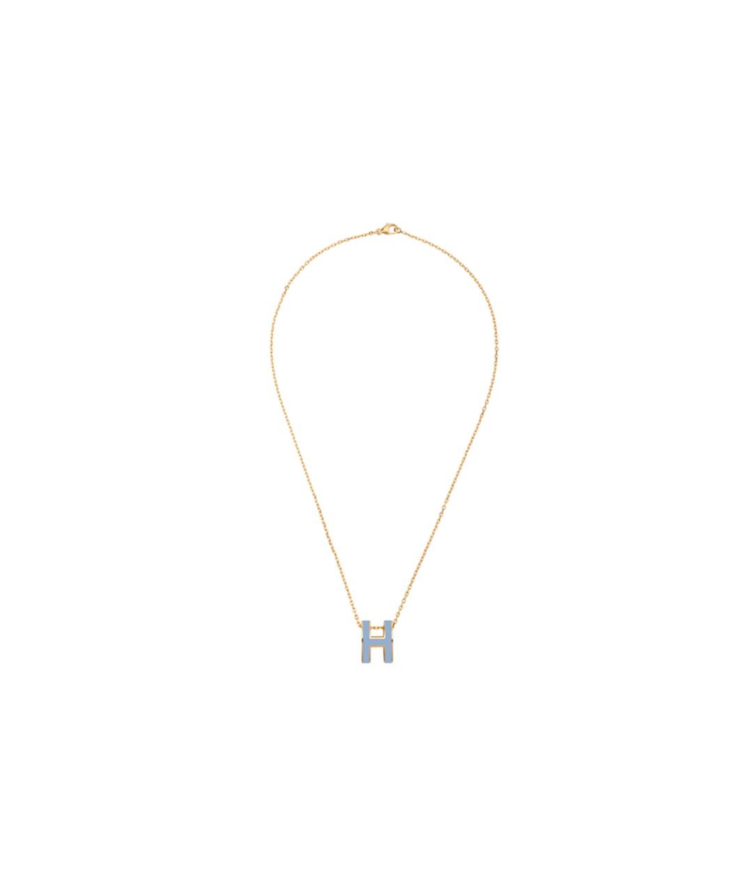 HERMES Золотая металлическая цепочка, фото 2