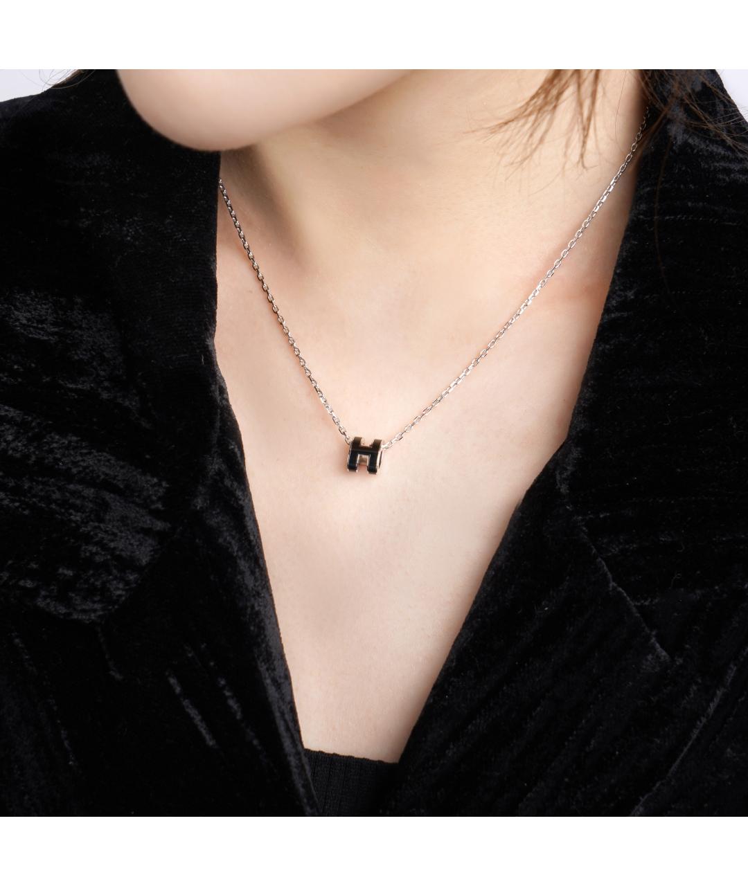 HERMES Серебряная металлическая цепочка, фото 4