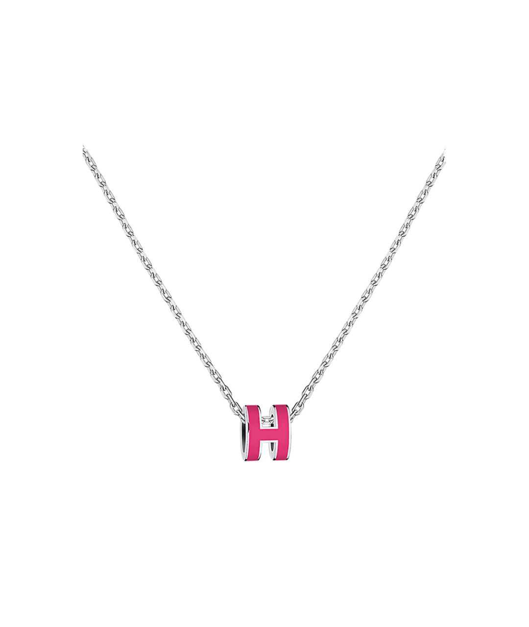 HERMES Розовая металлическая подвеска, фото 1
