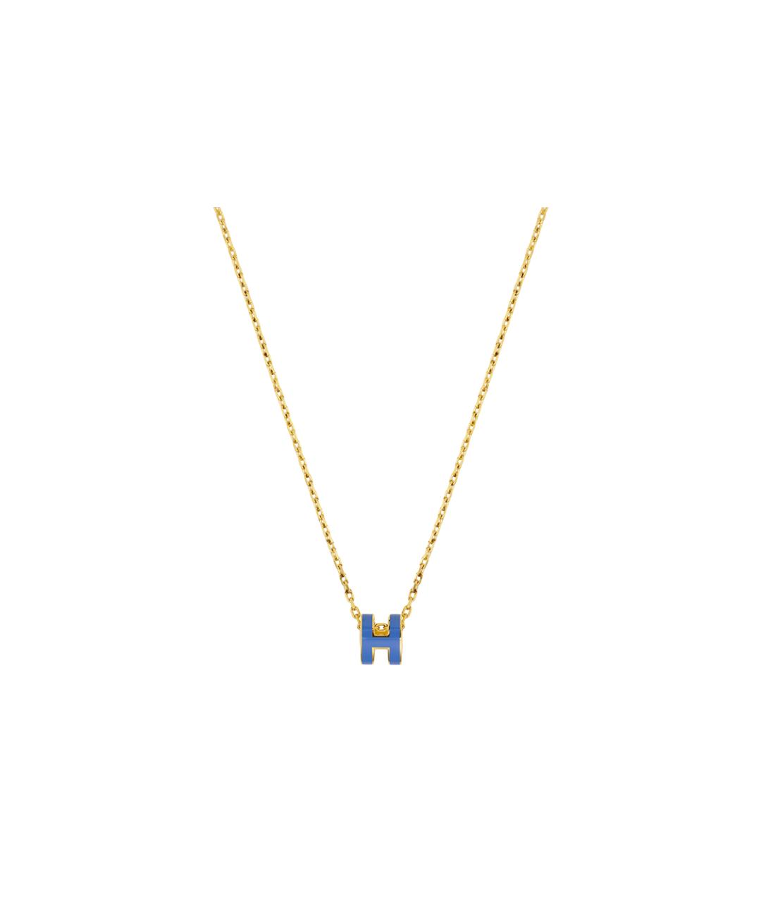 HERMES Золотая металлическая подвеска, фото 1