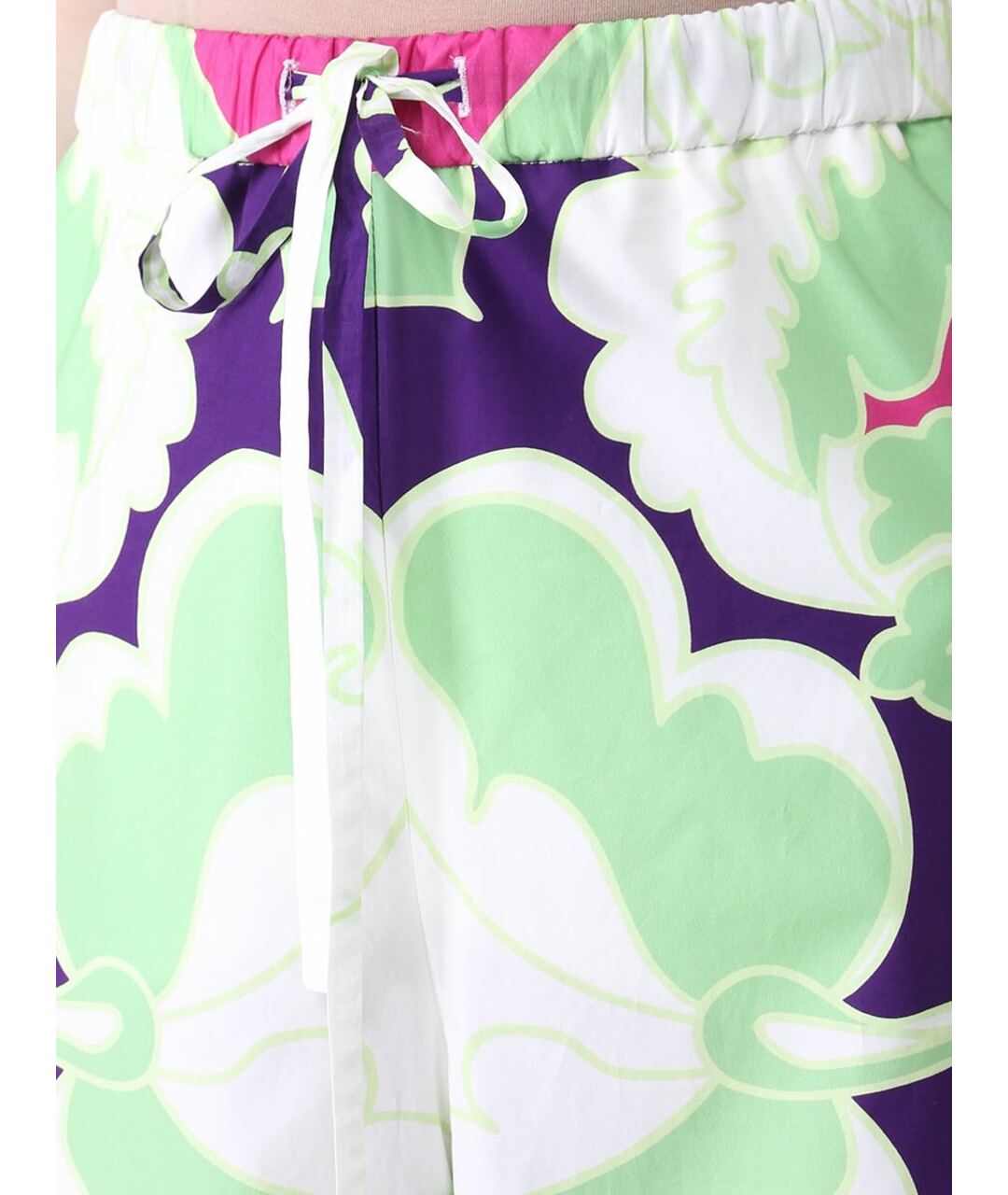 VALENTINO GARAVANI Мульти хлопковые брюки широкие, фото 4