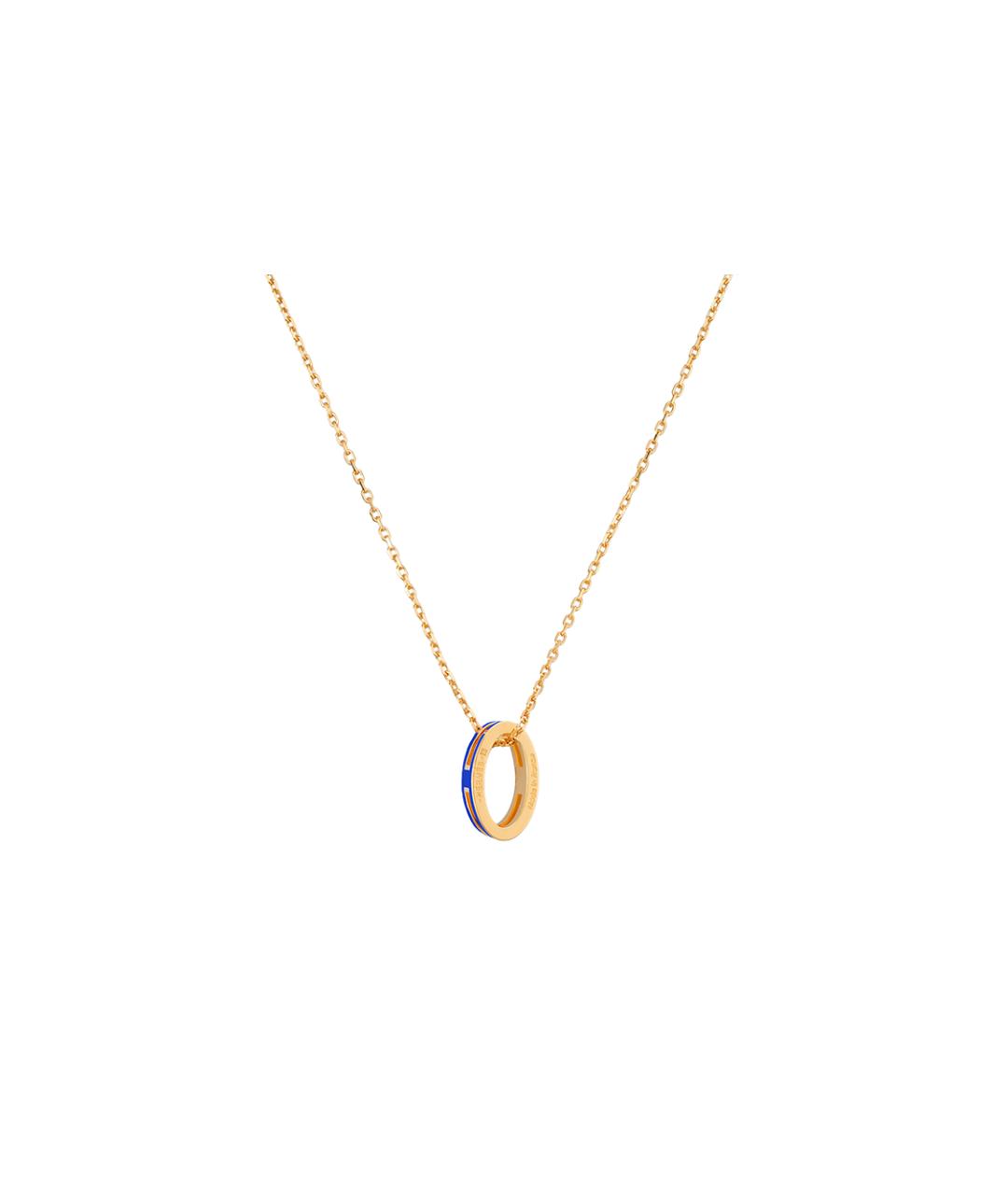 HERMES Синяя металлическая подвеска, фото 2