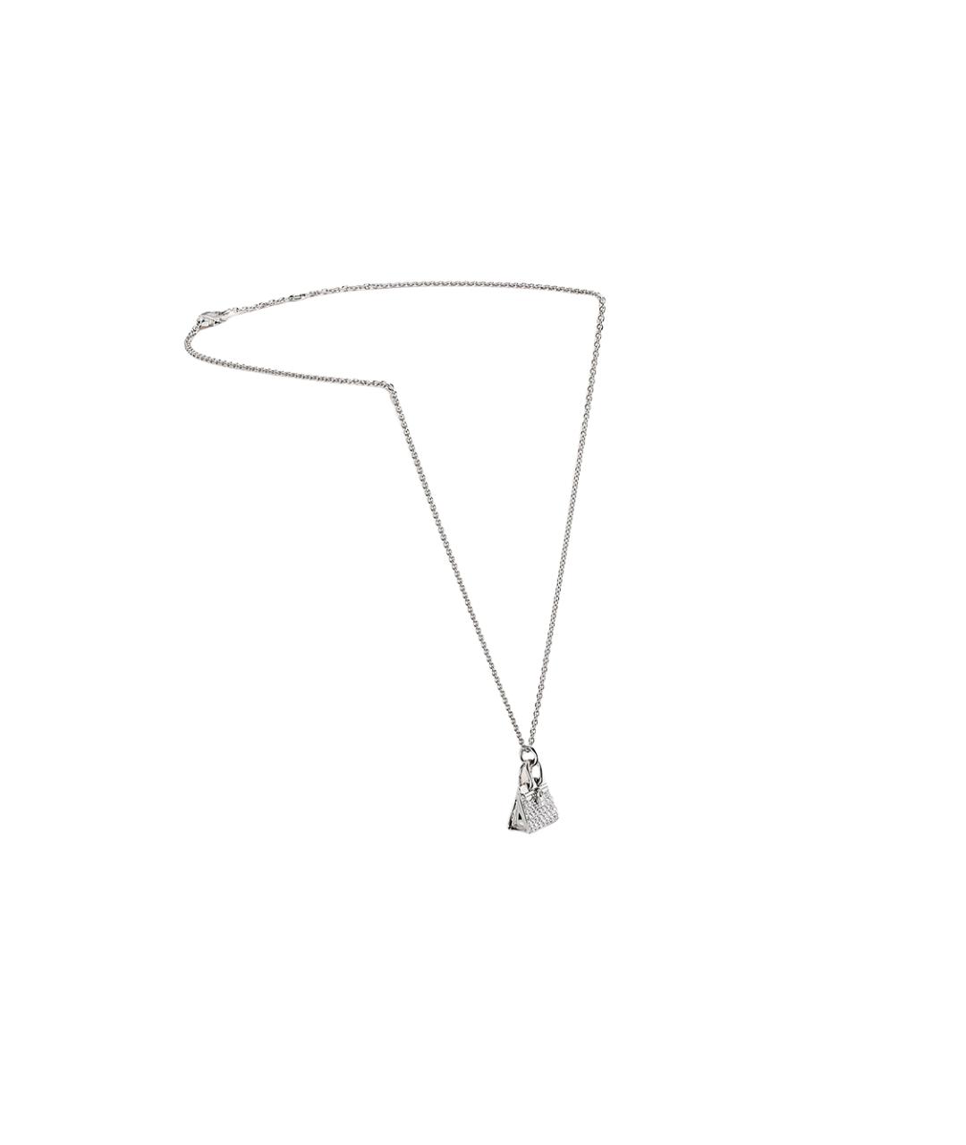 HERMES Серебряная цепочка из белого золота, фото 2