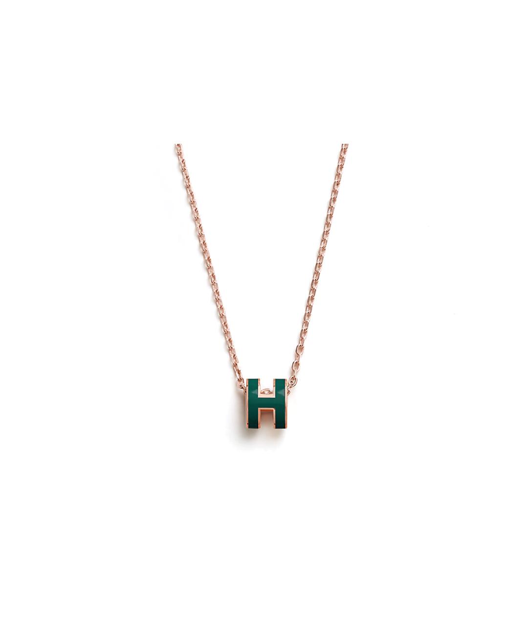 HERMES Золотая металлическая цепочка, фото 1