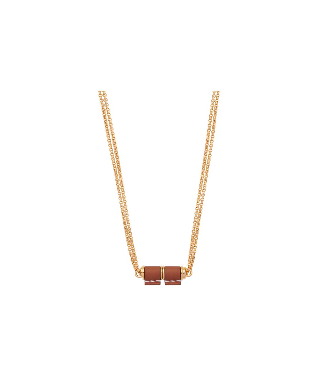 HERMES Золотая металлическая цепочка, фото 1