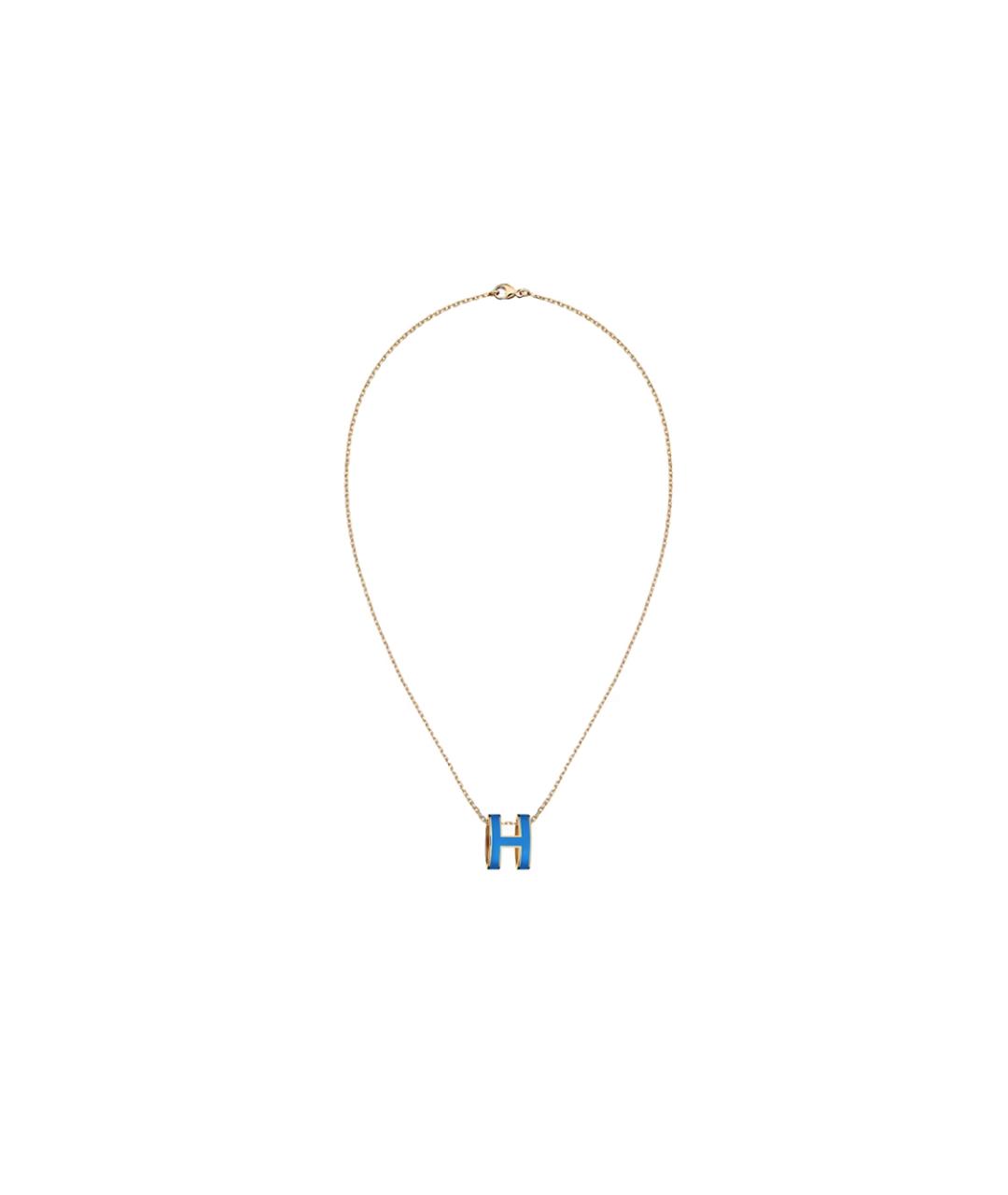 HERMES Золотая металлическая цепочка, фото 2