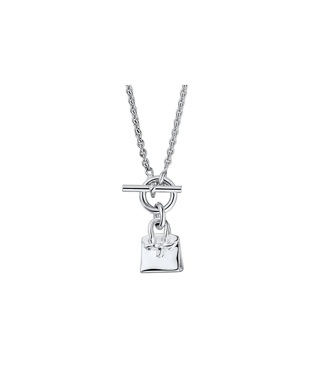 HERMES Серебряная металлическая цепочка, фото 1