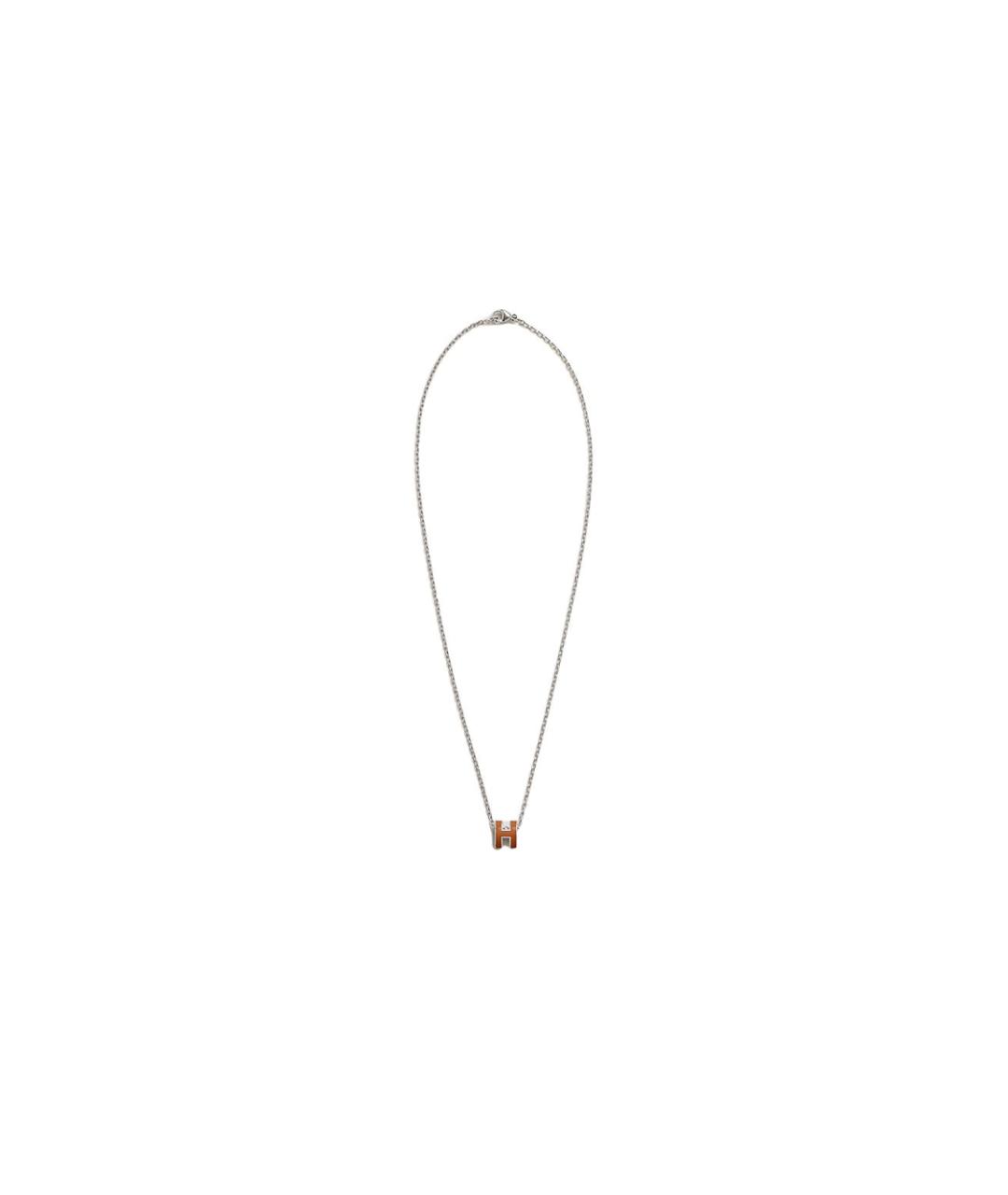 HERMES Серебряная металлическая цепочка, фото 2