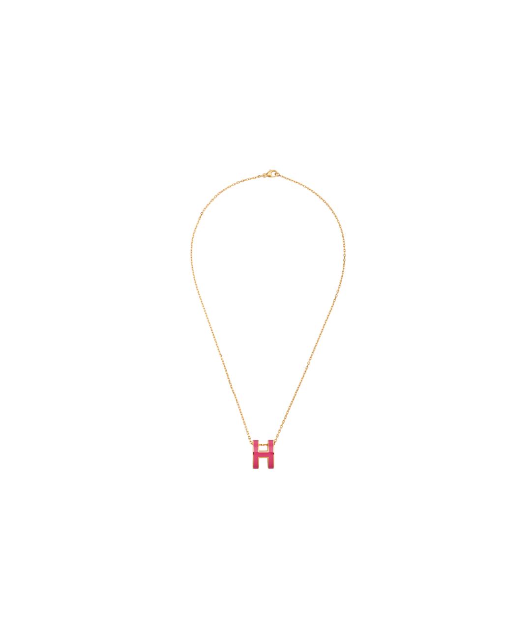 HERMES Золотая металлическая цепочка, фото 2