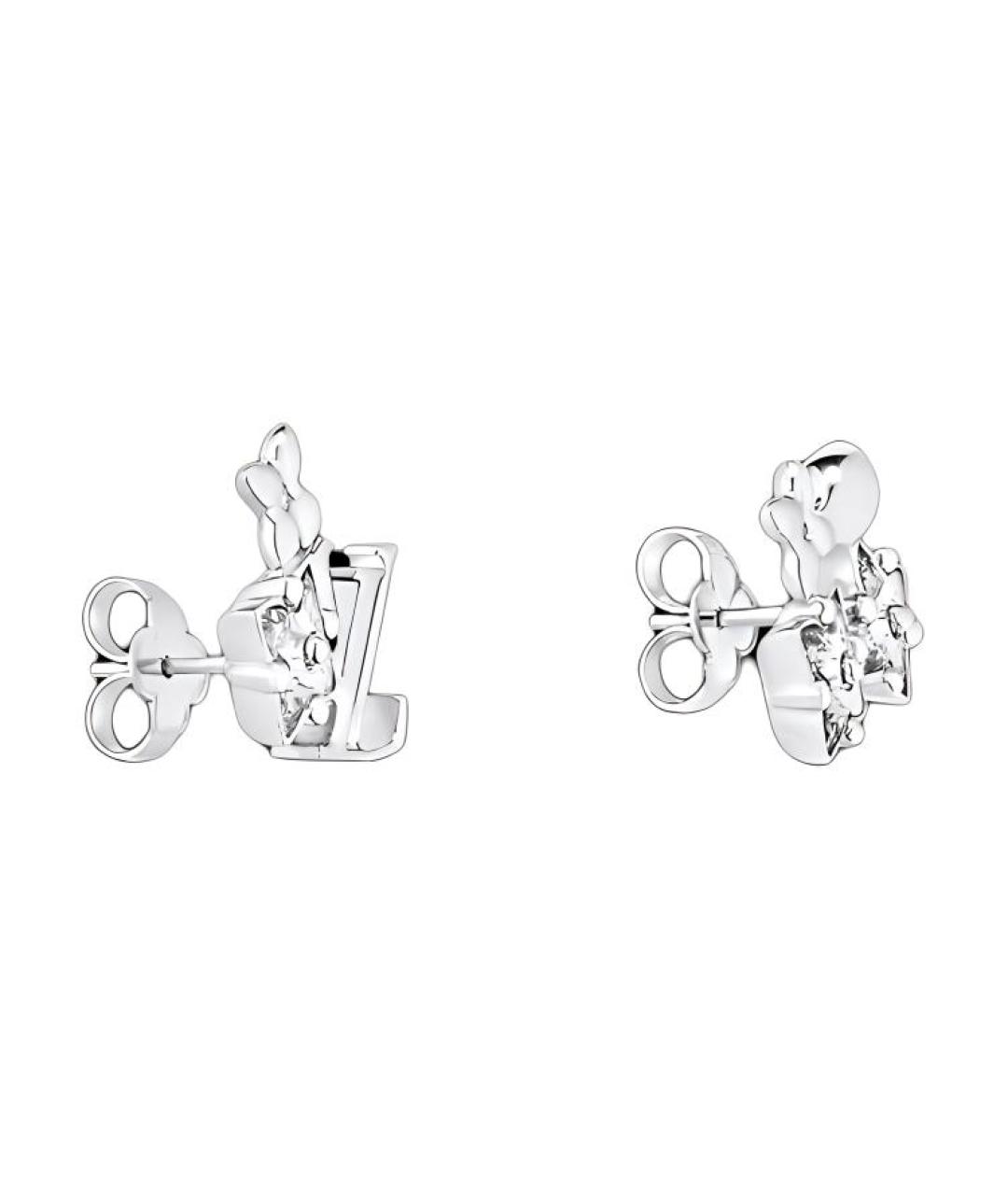 LOUIS VUITTON Серебряные металлические серьги, фото 2