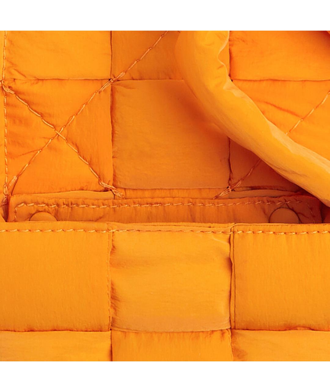 BOTTEGA VENETA Оранжевая сумка на плечо, фото 5