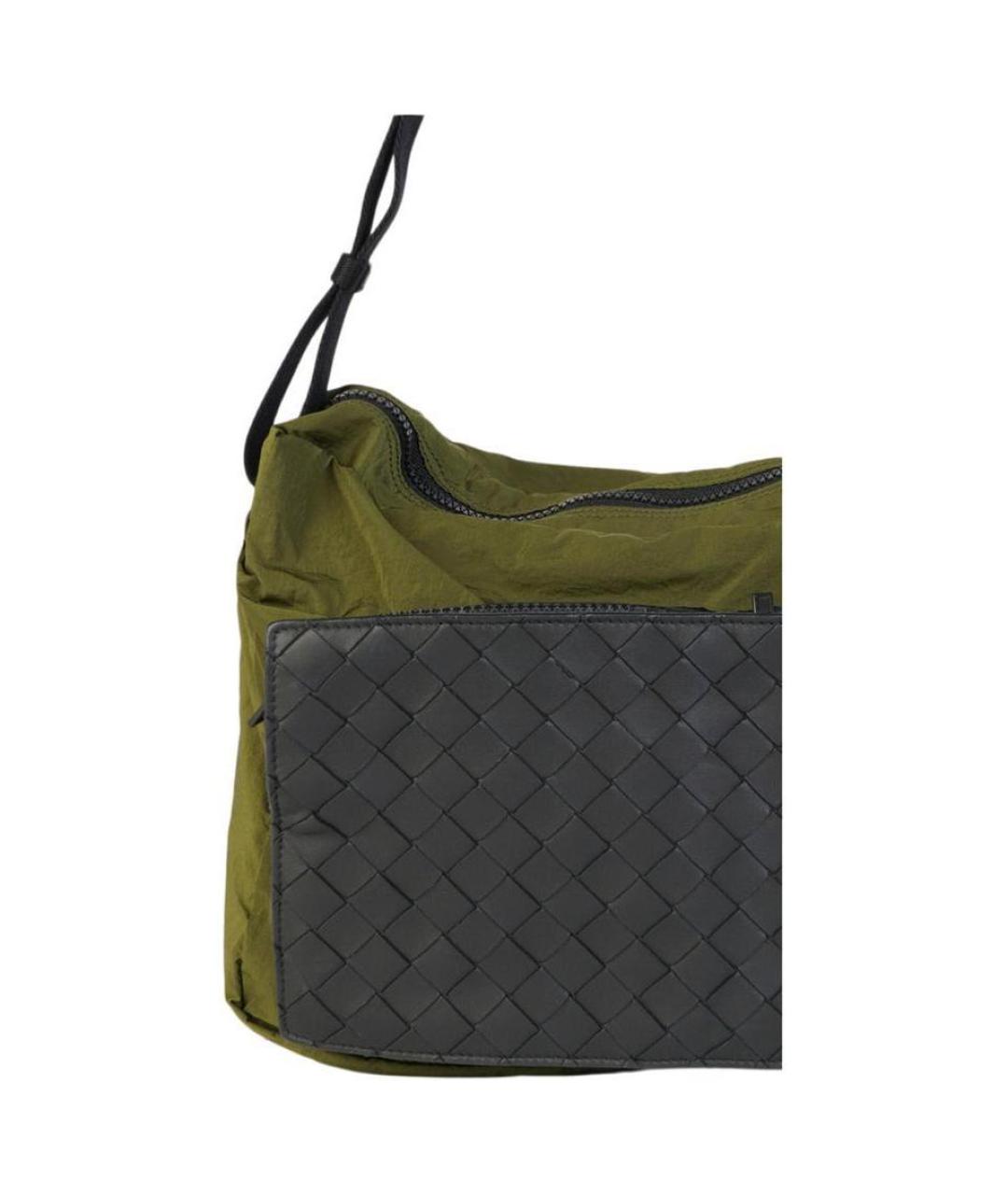 BOTTEGA VENETA Хаки сумка на плечо, фото 4