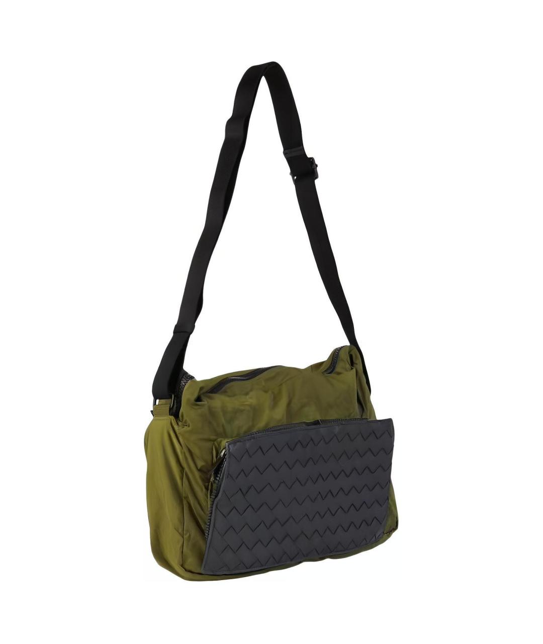 BOTTEGA VENETA Хаки сумка на плечо, фото 2