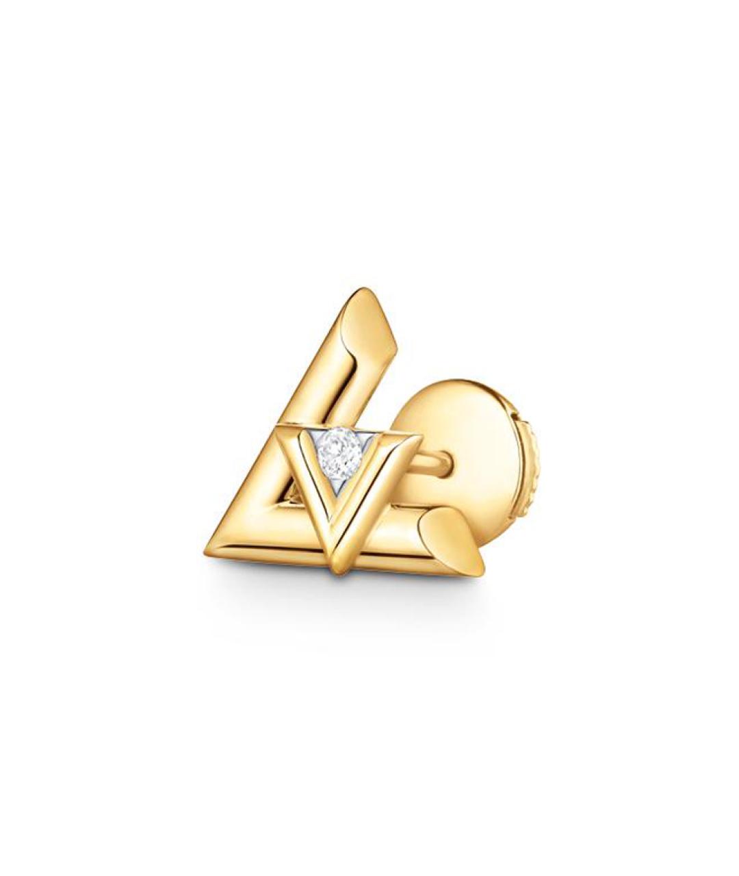 LOUIS VUITTON Золотые серьги из желтого золота, фото 2
