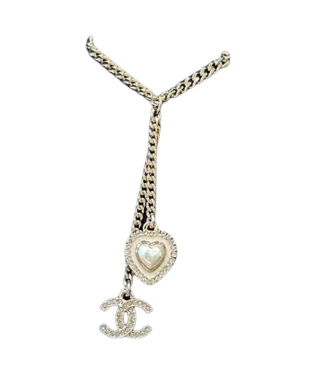 CHANEL Золотая металлическая цепочка, фото 2
