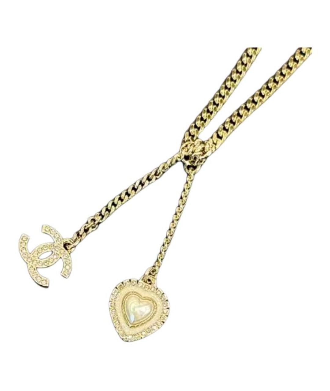 CHANEL Золотая металлическая цепочка, фото 3
