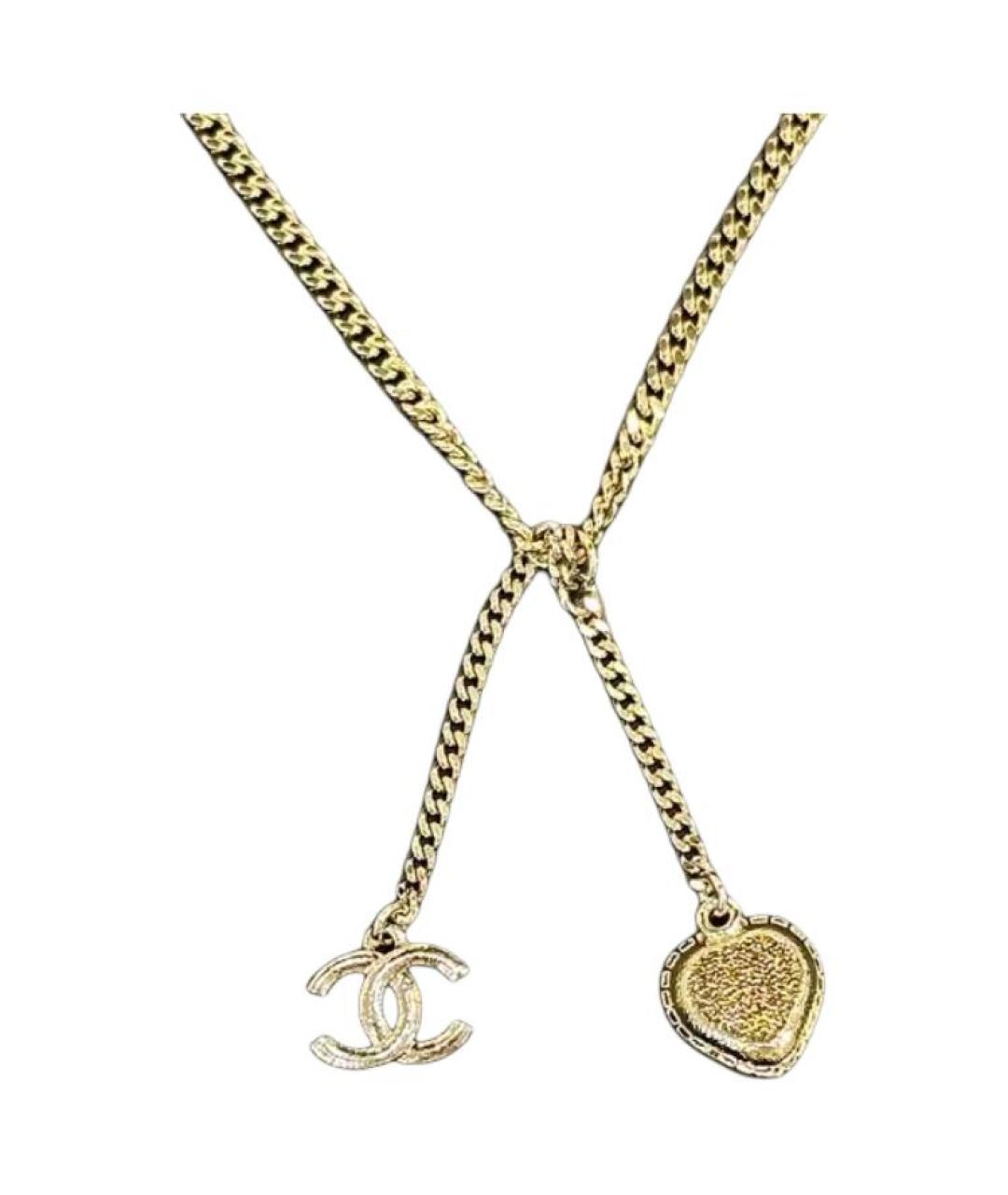CHANEL Золотая металлическая цепочка, фото 4