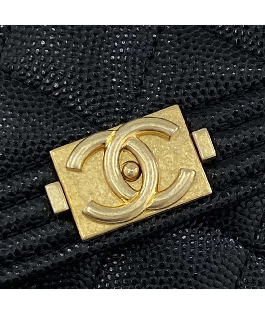 CHANEL Черный кошелек, фото 5