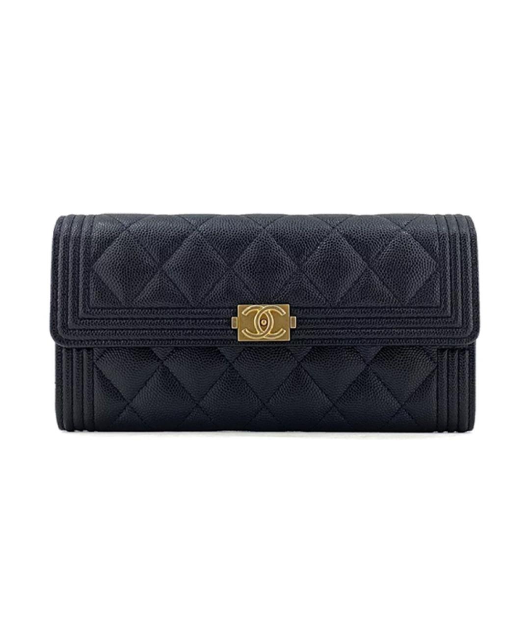 CHANEL Черный кошелек, фото 1