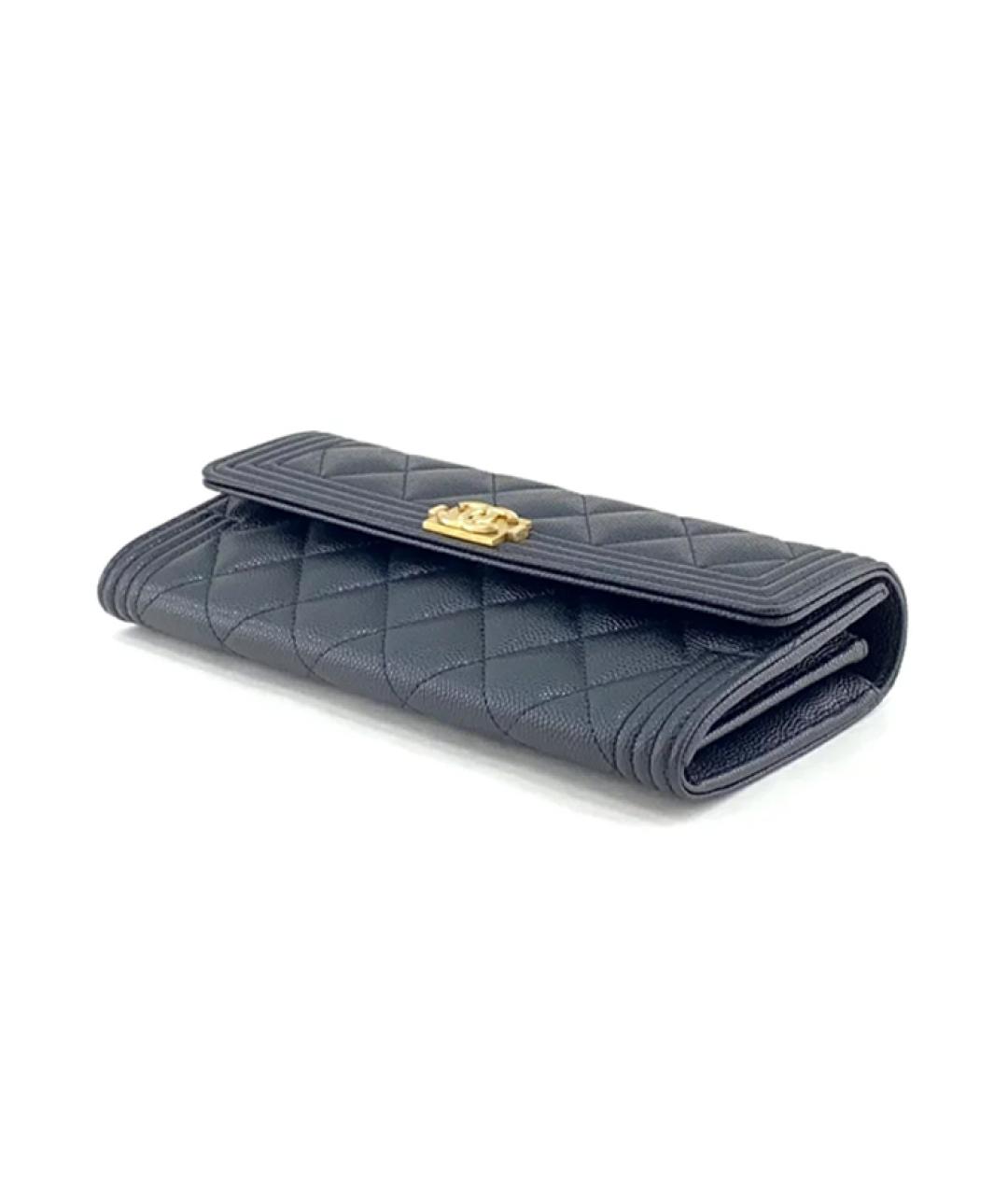 CHANEL Черный кошелек, фото 3