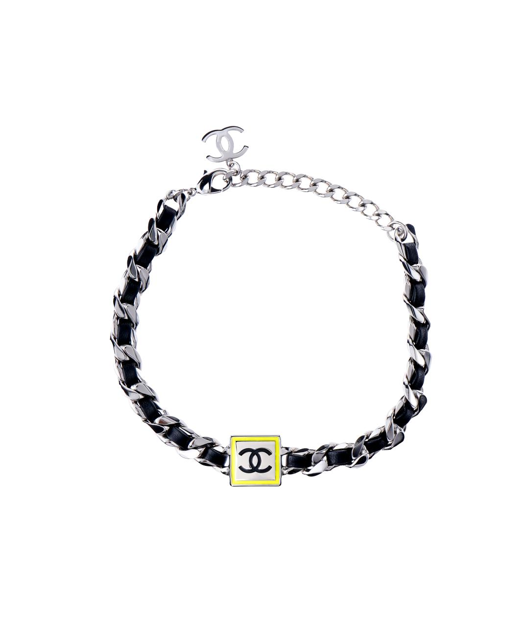 CHANEL Серебряная металлическая цепочка, фото 1