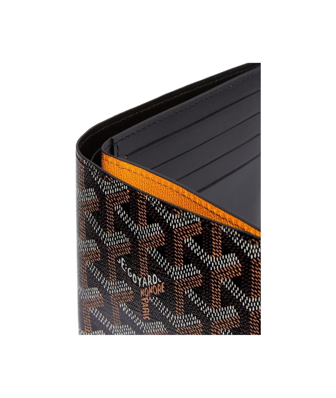 GOYARD Черный кожаный кошелек, фото 3