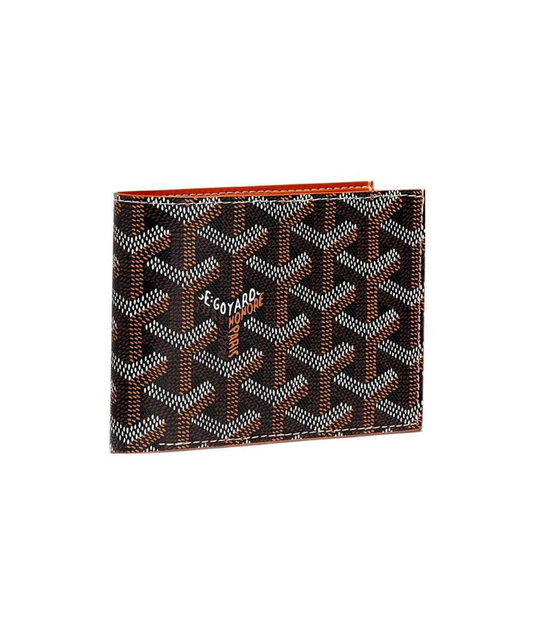 GOYARD Коричневый кожаный кошелек, фото 1