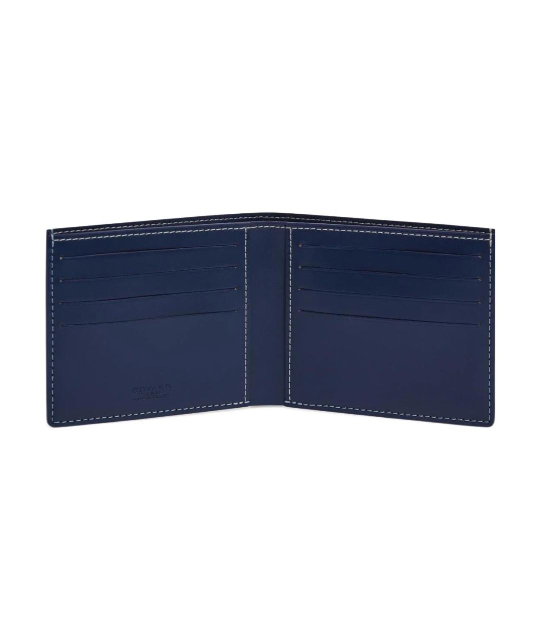 GOYARD Темно-синий кожаный кошелек, фото 2