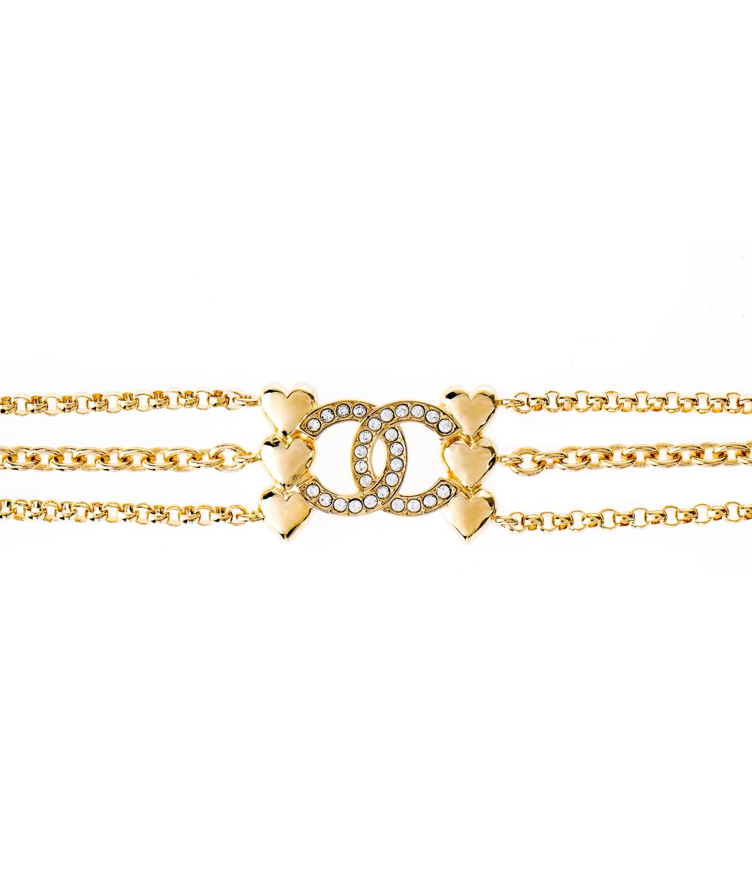 CHANEL Золотая металлическая цепочка, фото 3