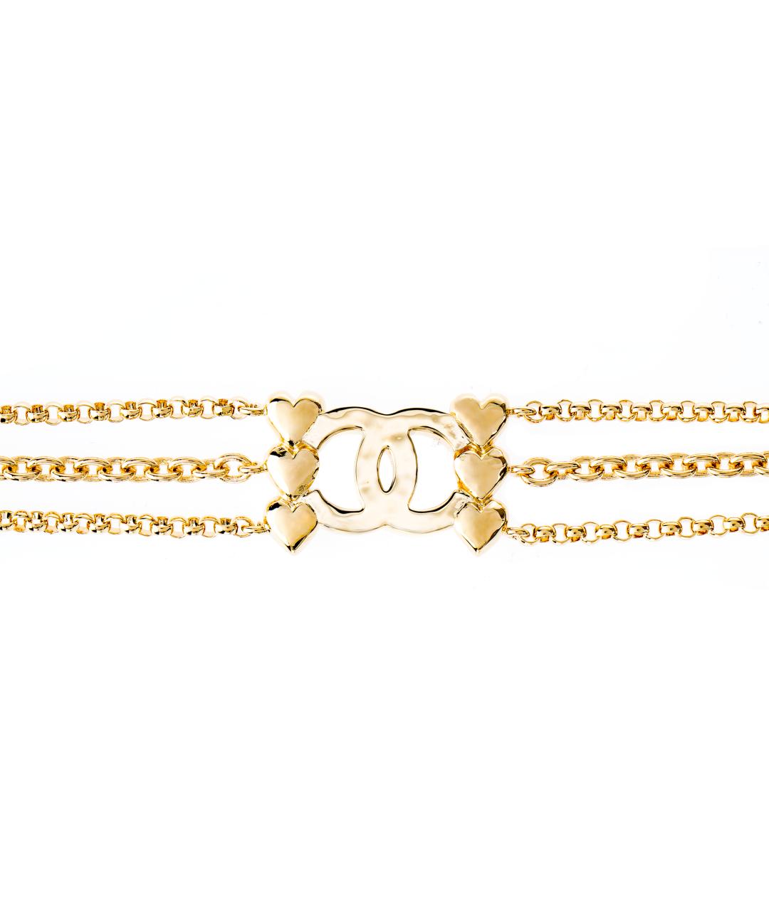 CHANEL Золотая металлическая цепочка, фото 2