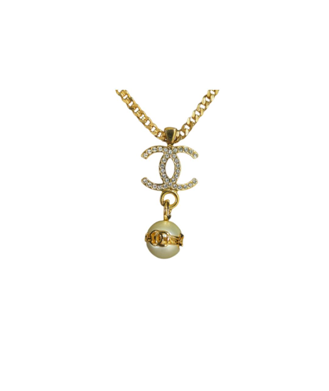 CHANEL Золотая металлическая цепочка, фото 2