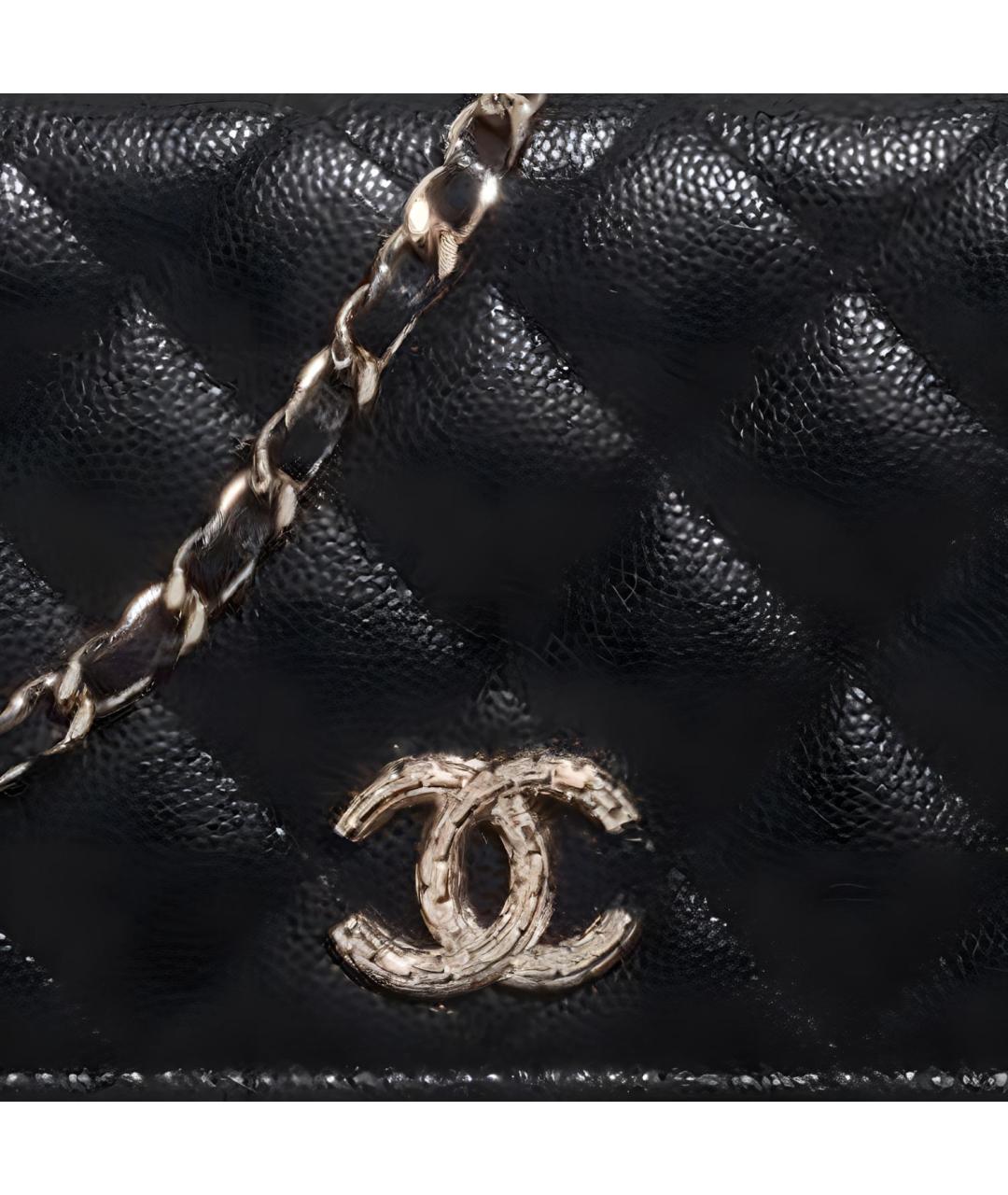 CHANEL Черный кошелек, фото 2