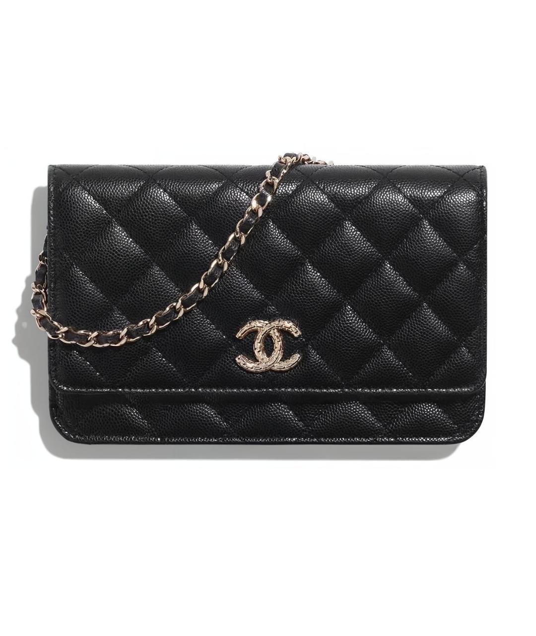 CHANEL Черный кошелек, фото 1