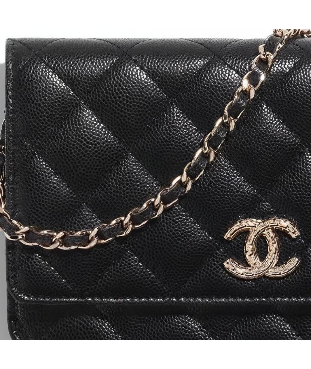 CHANEL Черный кошелек, фото 3