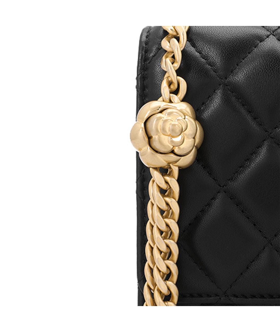 CHANEL Черный кошелек, фото 8