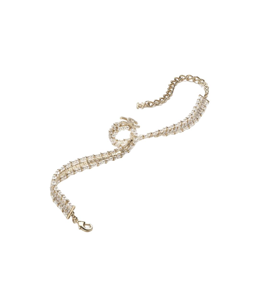 CHANEL Золотая металлическая цепочка, фото 5