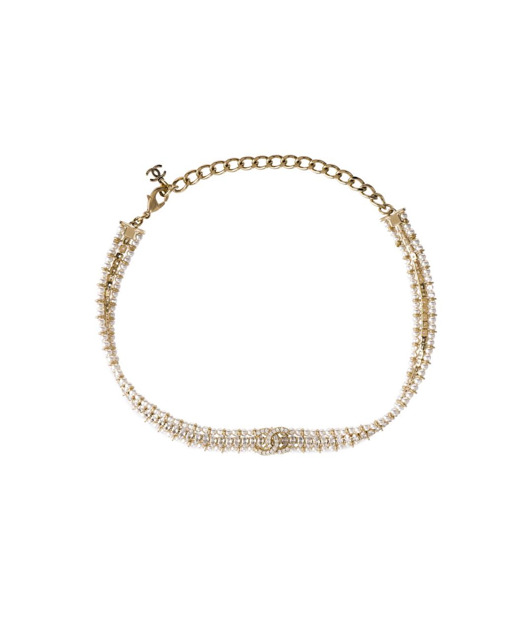 CHANEL Золотая металлическая цепочка, фото 1