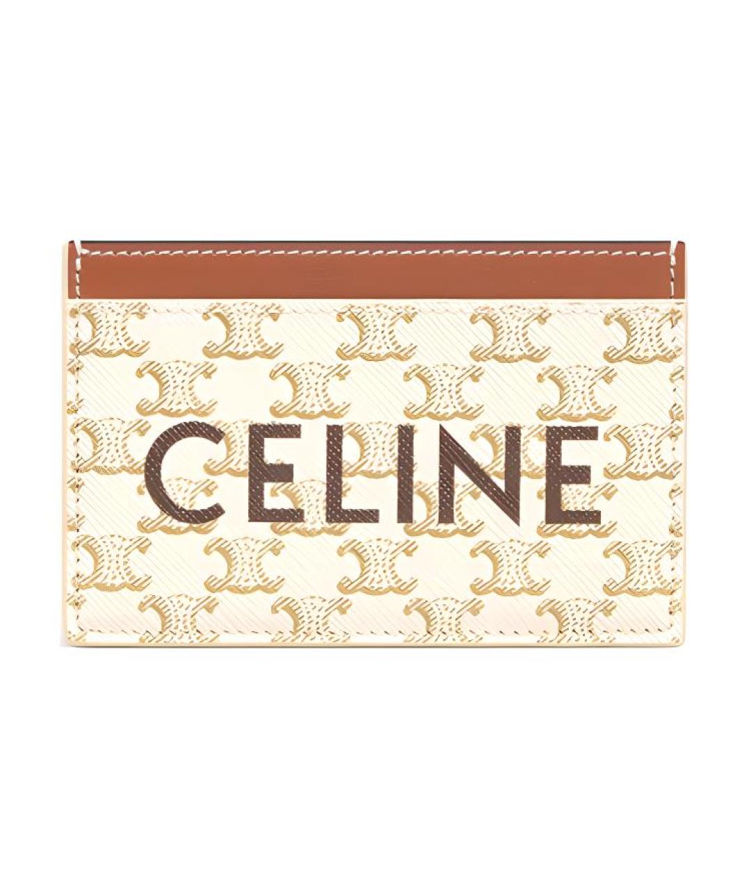 CELINE Бежевый кардхолдер, фото 1