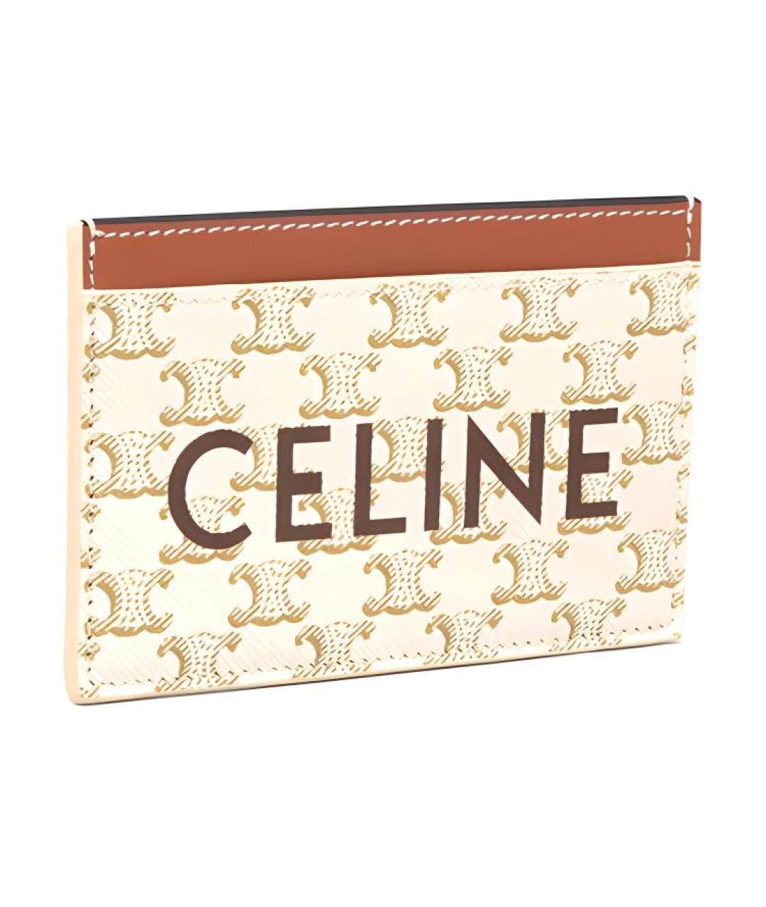 CELINE Бежевый кардхолдер, фото 2
