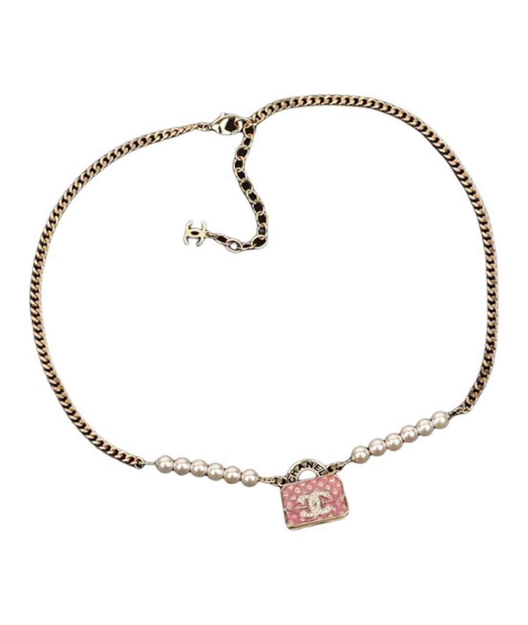 CHANEL Золотая металлическая цепочка, фото 1