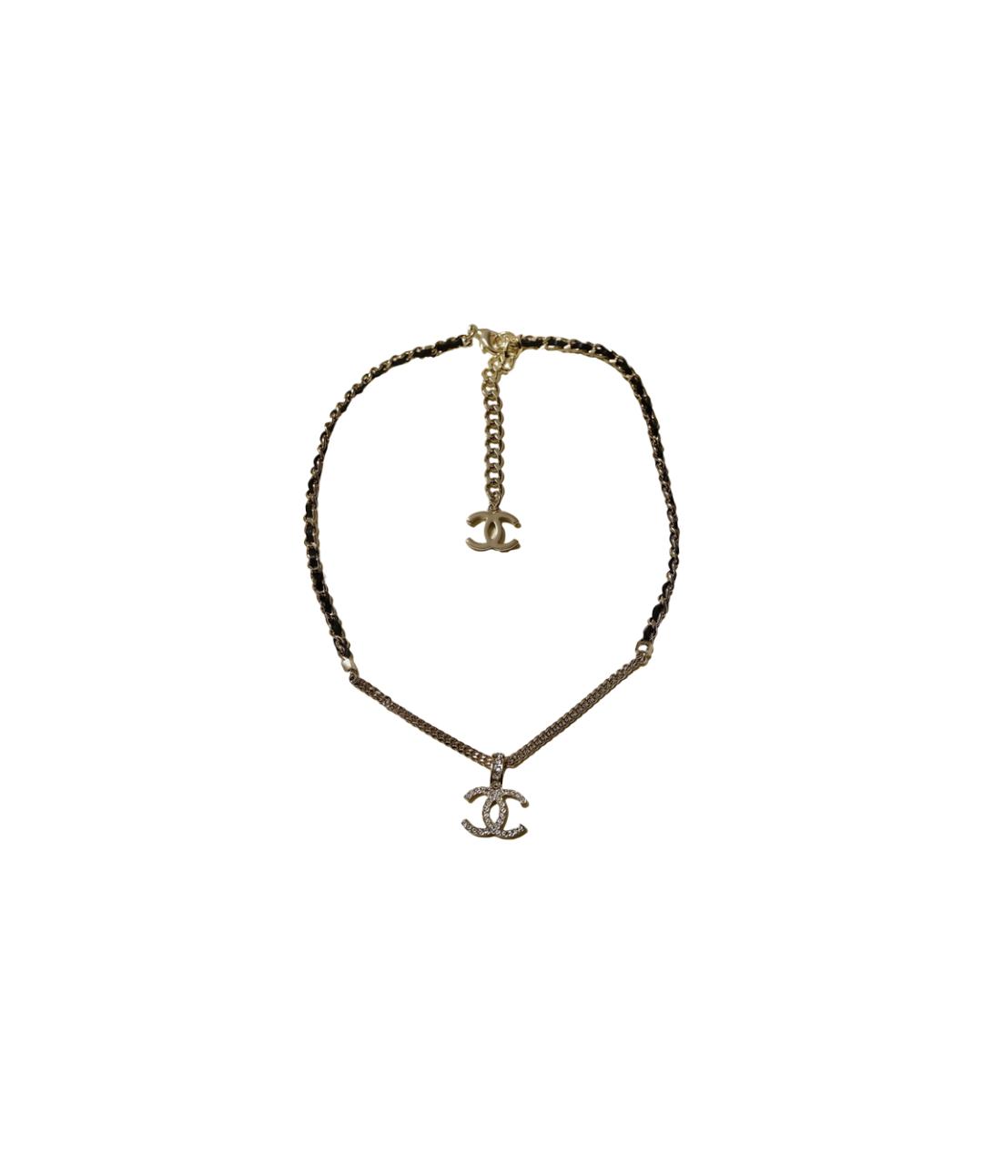 CHANEL Золотая металлическая цепочка, фото 1