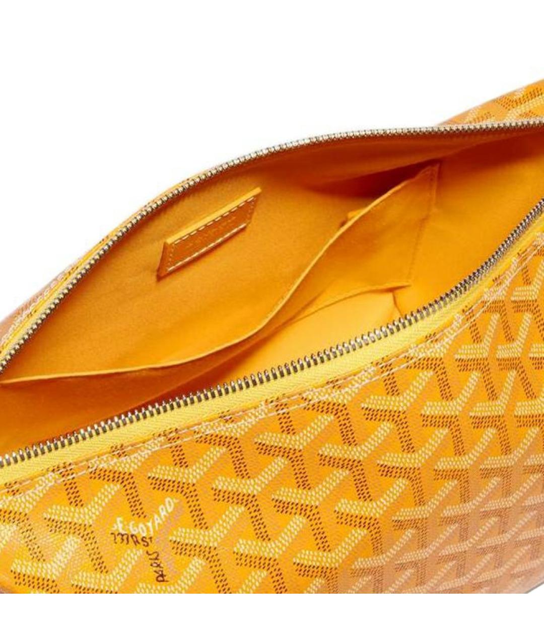 GOYARD Оранжевая косметичка, фото 5