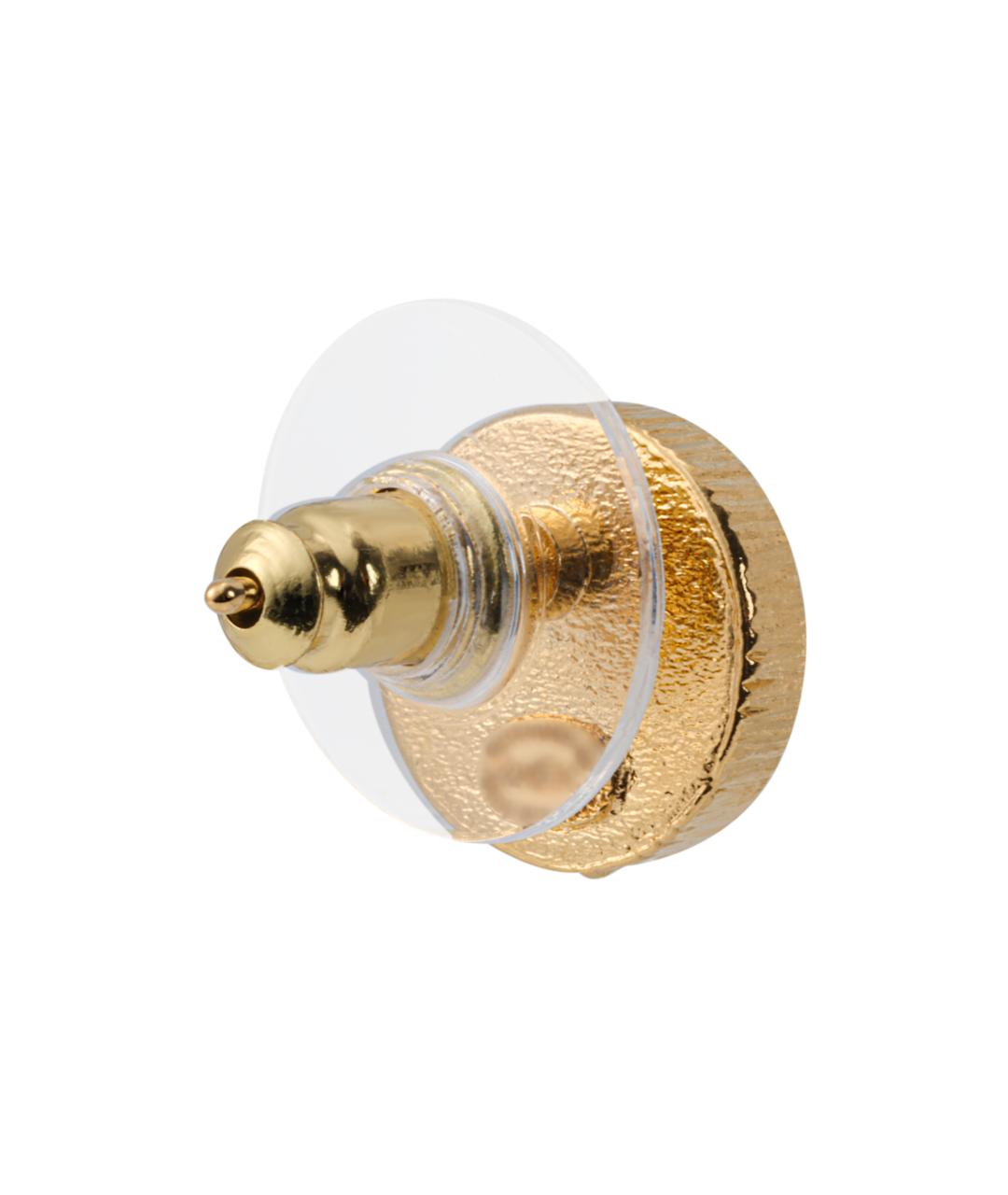 CHANEL Черные металлические серьги, фото 4