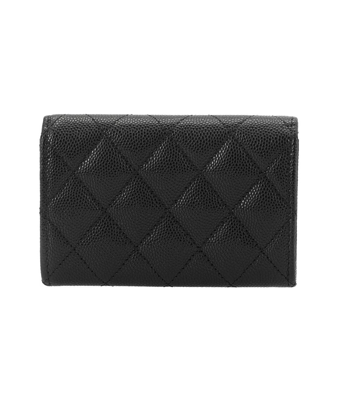 CHANEL Черный кожаный кардхолдер, фото 3
