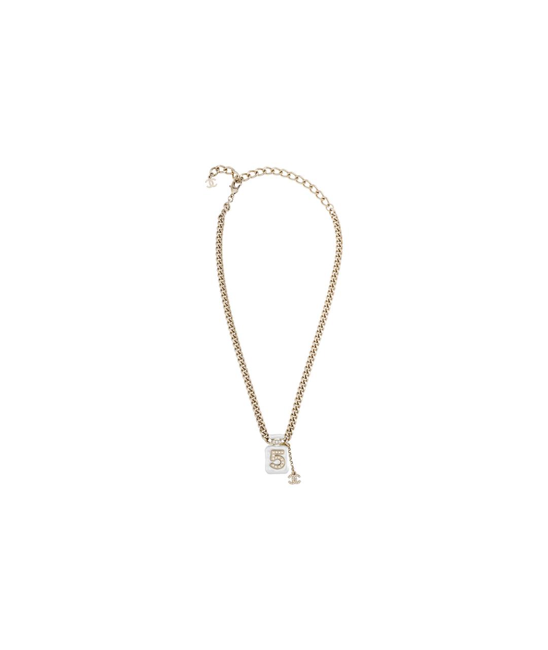 CHANEL Золотая металлическая цепочка, фото 3