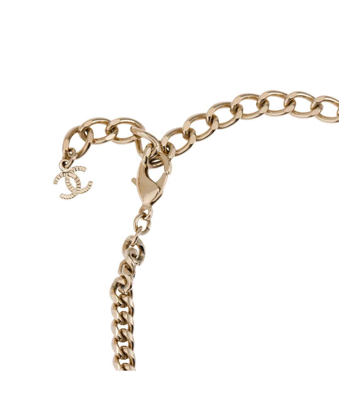 CHANEL Золотая металлическая цепочка, фото 4